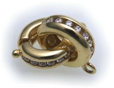 Perlschließe  echt Gold 333