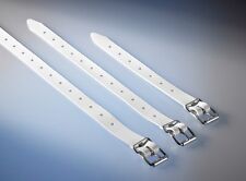 5 x Schnallriemen weiss