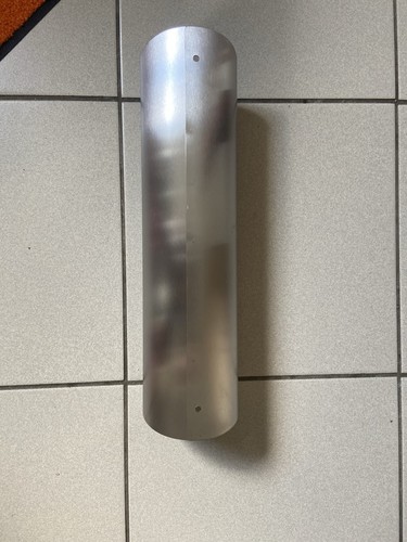 Zeitungsrohr aus edelstahl neu - aus,