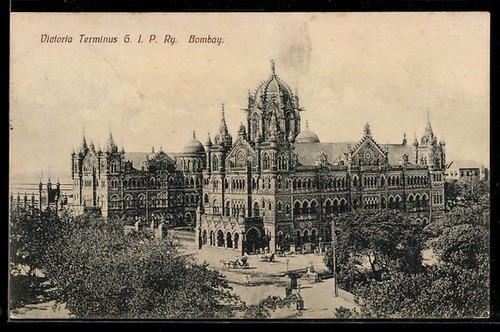 Bombay victoria terminus gip - bombay,,