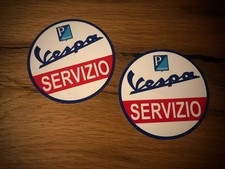2x VESPA Service Aufkleber GTS