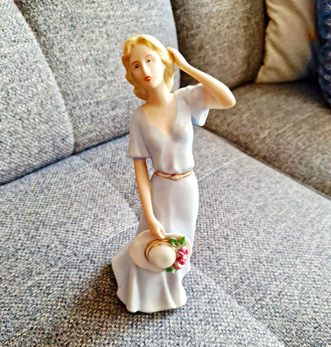 Dekofigur dame kleid mit - dekofigur,