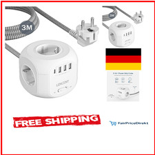 8 in 1 Steckdosenleiste W rfel