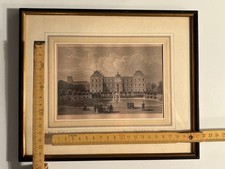 Paris, Palais du Luxembourg, aus Meyers Universum, s/w Stahlstich, Kunstgrafik