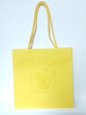 1x Original Swarovski Schmuck Tasche Tüte gelb 27x26,5x15 cm neuwertig