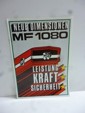 Orig. Schlepper Prospekt Massey Ferguson NEUE DIMENSIONEN MF 1080 Traktor 12 S.