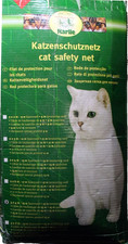 Karlie 3x4m Katzenschutznetz - Schwarz Nylon - sehr stabil - Masche 4x4cm