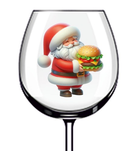 12x bunte weihnachten santa - weihnachten,