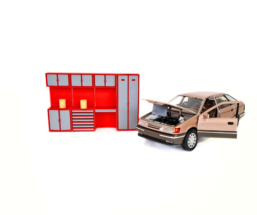 Maßstab auto garage - maßstab, 1:24