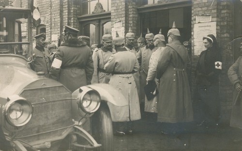Wk1 foto fahrzeug - wk1, pickelhaube