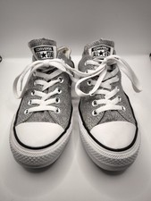 CONVERSE ALL*STAR Chucks Sneaker Silbern Glitzer LOW  Gr. 37,5 Schuhe 