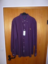 U.S. Polo ASSN. Herren Hemd Farbe:weinrot,  Gr.L -Neu mit Etikett
