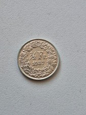 Silber Münze 1 Schweizer