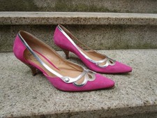 Unützer Handmade Wildleder 39 Pumps Schuhe pink neuw. €450