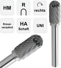 Vhm frässtift walzenrundform - vhm-frässtift,