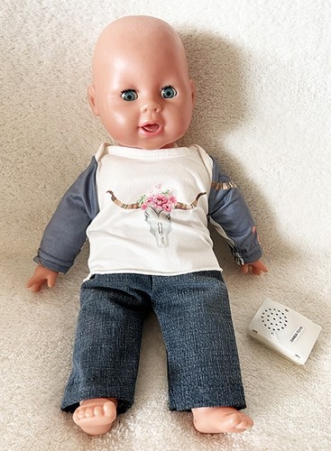 Baby puppe groß mit - baby, cm