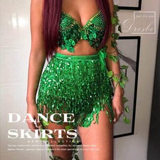 Damen Mädchen Pailletten