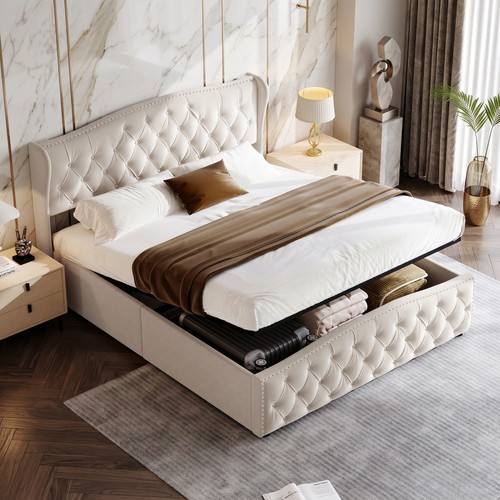 140x200cm hot boxspringbett - 140x200cm,