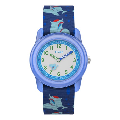 Timex 29mm blue shark - shark, elastic