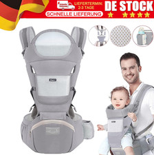 9in1 Babytrage für Neugeborene ab Geburt Ergonomische Babytrage Hüftsitz Baby