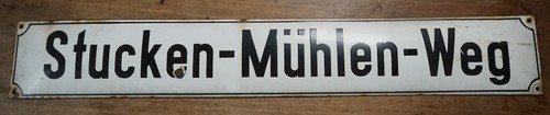 Straßenschild emaille - straßenschild,