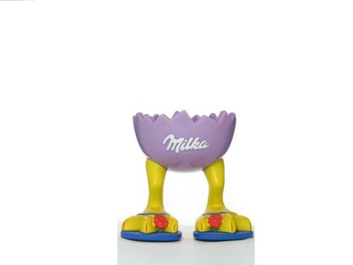 Eierbecher milka plastik - milka.,