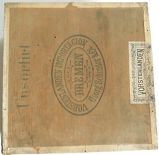 Alte Zigarrenkiste Vorstenlanden Importacion Leer Holz Georg Schrader &Co.Bremen