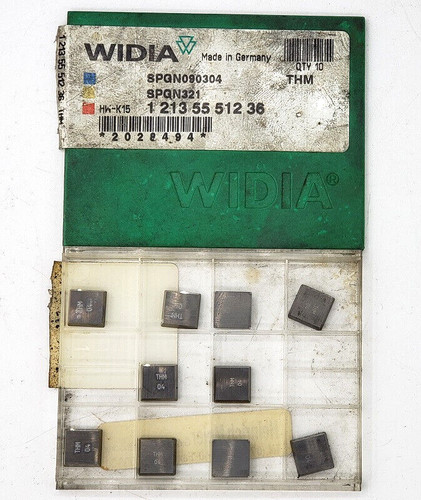 10x widia wendeplatten - widia,