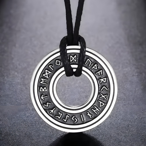 Runen ring kette - kette, –