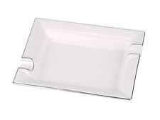 Zigarrenascher Porzellan weiss