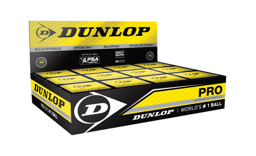 Dunlop squashbälle pro double - squashbälle,