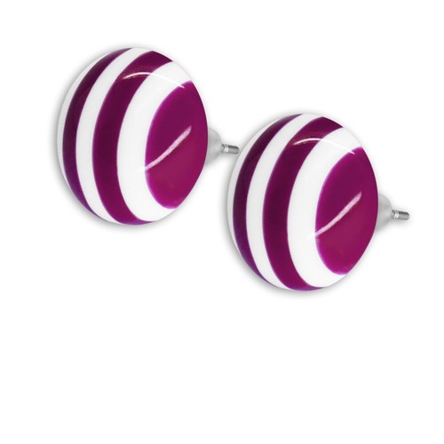 Runde ohrstecker ohrringe - ohrstecker,