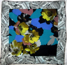 - CHRISTIAN FISCHBACHER Seidentuch TBEG Vintage Schal 83x86 cm