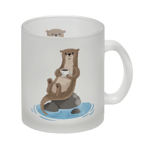Otter glas tasse mit - glas,