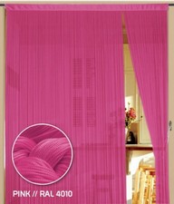 Fadenvorhang Fadenstore Fadengardine Gardine Vorhang in 23 verschiedene Farben