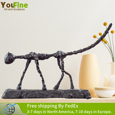 Antique Bronze Cat Statue