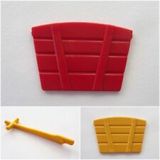 Playmobil Endstück Schiebebrett/rot/gelb Deichsel/gelb Bollerwagen Handwagen