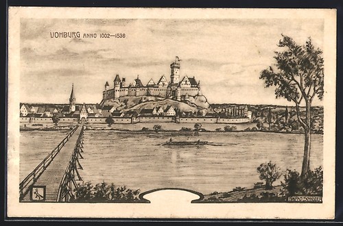 Künstler vohburg - künstler-ak,