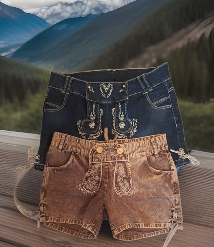 Kurze trachten jeansshorts - kurze,