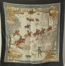 Hermès Quadrat "L'Hiver"