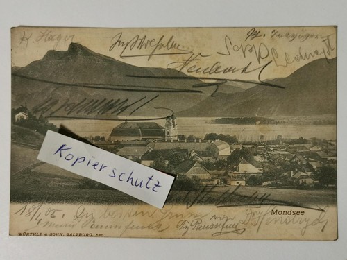 Mondsee gesamt ansicht - ak,