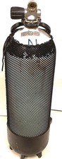 SEEMANN Tauchgerät 10 Liter gebraucht TÜV 07/2027 Flaschenkörper 200Bar