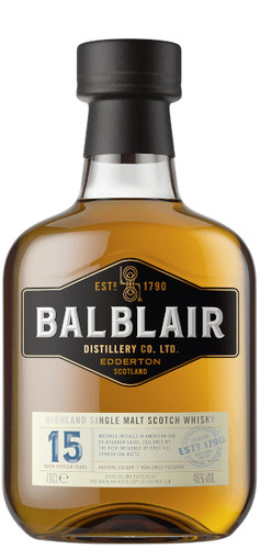 Balblair 15 - (133,07€/l),