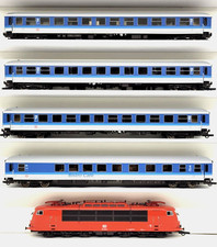 Roco H0 Interegio Komplettzug mit BR 103 und 4 Wagen exact 1:87, DB AG, DC, OVP,