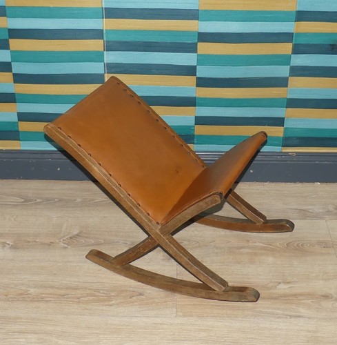 50er jahre hocker fußwippe - hocker,
