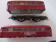 Märklin H0 VT 95 Nur Gehäuse + Beiwagen. Defekt, Bastelschrott 