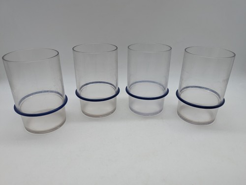 Tupperware becher glas - 4x,