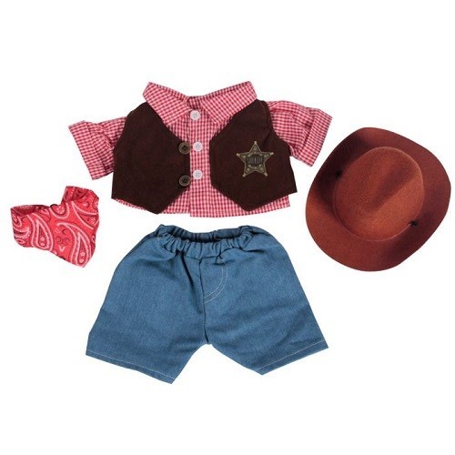Teddybär outfit cowboy - teddybär, "