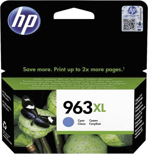 3ja27ae 963 xl cyan - hp,