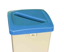 87L Square Recycling Bin Beige